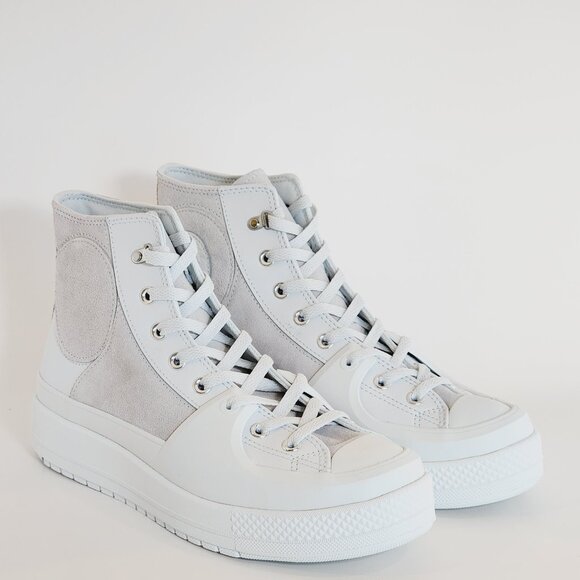 Converse CTAS Construct 'Moonbathe Grey' Leather & Suede Sneakers A05615C NWT - Picture 1 of 6